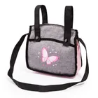 Bayer Design, Neo Vario Combi, głęboki wózek dla lalek z torbą, szaro-różowy i motylkiem