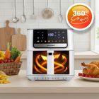 Berdsen, frytkownica beztłuszczowa, air fryer, biały, BD-662