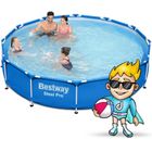 Bestway, basen ogrodowy stelażowy, 366-76 cm, zestaw 15w1