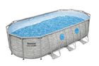 Bestway, basen ogrodowy, stelażowy, 549-274-122 cm, zestaw 12w1