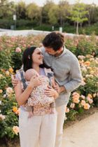 Boba, X, nosidełko, kremowe z nadrukiem arkadia