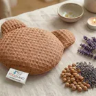 Bocioland, Miś, termofor z pestek wiśni z lawendą, wafel, brązowy