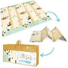 Bocioland, Panda, składana mata piankowa, 150-180 cm