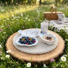 Bocioland, Słoń, zestaw naczyń, 5 elementów