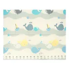 Bocioland, Wodne miasto, składana mata piankowa, szara, 150-180 cm