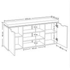 Boximo, Porta, szafka na buty z siedziskiem, 103-30-46 cm