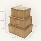 Boximo, Tilva, zestaw zamykanych koszyków w trzech rozmiarach