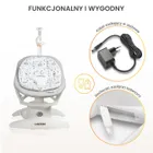 Caretero, elektryczny leżaczek i bujaczek 2w1, graphite