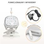 Caretero, Noco, elektryczny leżaczek i bujaczek 2w1, grey