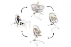 Chicco, Baby Hug Armonia, 4w1: łóżeczko, leżaczek i krzesełko do karmienia, motherpearl