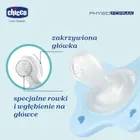Chicco, PhysioForma Dual Soft, smoczek uspokajający, silikonowy, niebieski, 2-6m, 2 szt.