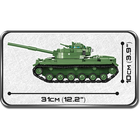 Cobi, Historical Collection, Wojna w Wietnamie, M60 Patton amerykański czołg średni, klocki, 605 elementów