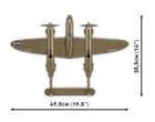 Cobi, Historical Collection WWII, Lockheed(R) P-38H Lightning, klocki, 652 elementy