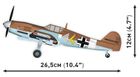 Cobi, Historical Collection WWII, Messerschmitt BF 109 G, klocki, 350 elementów