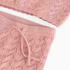 Cool Club, Komplet dziewczęcy, sweterkowy, Bluzka z długim rękawem, Spodnie, różowy