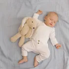 Cool Club, Półśpiochy niemowlęce, bawełna organiczna, białe, zestaw, 2 szt.