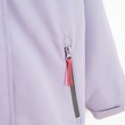 Cool Club, Przeciwdeszczowa kurtka dziewczęca z kapturem, 3w1, Bluza rozpinana, polarowa, fioletowa