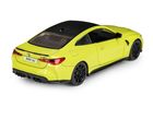 Daffi, MSZ, BMW M4, pojazd, model metalowy, żółty, 1:32