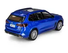Daffi, MSZ, BMW X5M, pojazd, model metalowy, niebieski, 1:32