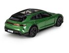 Daffi, MSZ, Porsche Taycan Turbo S Cross Turismo, pojazd, model metalowy, zielony, 1:36