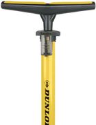 Dunlop, pompka warsztatowo rowerowa, 174 psi, 12 bar, żółta