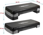 Enero fit, step do aerobicu, 2 stopniowa regulacja, 68-28 cm