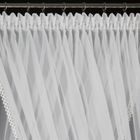 Eurofirany, firana gotowa, Caroline, na taśmie, 400-250 cm, biały