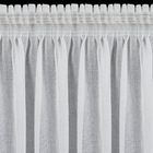 Eurofirany, firana gotowa, Kaja, na taśmie, 140-270 cm, biały