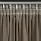 Eurofirany, zasłona gotowa, Ingrid, na taśmie, 140-270 cm, brązowy