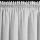 Eurofirany, zasłona gotowa, Marlene, na taśmie, 140-270 cm, biały