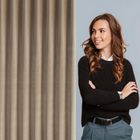 Eurofirany, zasłona gotowa, Melanie, 80-270 cm, ciemnobeżowy