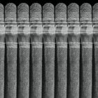 Eurofirany, zasłona gotowa, Neska, na taśmie, 140-270 cm, stalowy