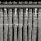 Eurofirany, zasłona gotowa, Vani, na taśmie, 140-270 cm, szary