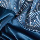 Eurofirany, zasłona zaciemniająca gotowa, Agnes, 140-250 cm, granatowy