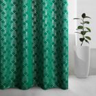 Eurofirany, zasłona zaciemniająca gotowa, D91 Poli, 140-250 cm, zielony