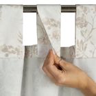 Eurofirany, zasłona zaciemniająca gotowa, Garden, na szelkach, 155-240 cm, kremowy