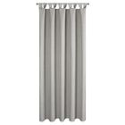 Eurofirany, zasłona zaciemniająca gotowa, Garden, na szelkach, 155-240 cm, srebrny