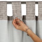 Eurofirany, zasłona zaciemniająca gotowa, Garden, na szelkach, 155-260 cm, brązowy