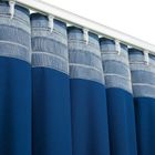 Eurofirany, zasłona zaciemniająca gotowa, Marlen, na taśmie, 140-300 cm, granatowy