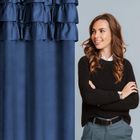 Eurofirany, zasłona zaciemniająca gotowa, Sami, 140-250 cm, granatowy