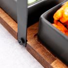 Excellent Housware, zestaw miseczek ceramicznych na tacy, do przekąsek