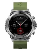 Garett, Atom, smartwatch, srebrny stalowy