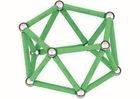 Geomag, Glow Recycled, konstrukcyjne klocki magnetyczne, 42 elementów