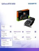Gigabyte, karta graficzna, GeForce RTX 5050 WINDFORCE OC 8G