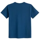 Granatowy bawełniany t-shirt basic NOWEAR