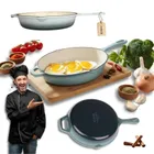 Hage, emaliowana patelnia, żeliwna, sea salt, 26 cm