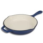 Hage, patelnia żeliwna, emaliowana, niebieska, 26 cm