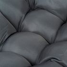 HaloFuture, bujany fotel, kokon skandynawski XL, szary