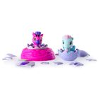 Hatchimals, 2 jajka z figurkami i gniazdo, zestaw