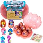 Hatchimals, jajeczka w kształcie muszelek, muszelka różowa, 6 szt.